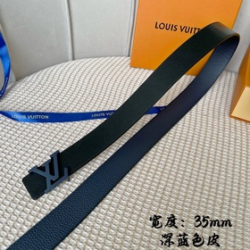 Серия Lv S-Lock, ширина 3,5 см, изящная пряжка с буквами, с логот