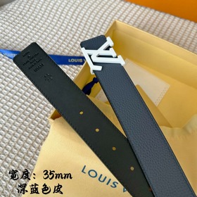Серия Lv S-Lock, ширина 3,5 см, изящная пряжка с буквами, с логот