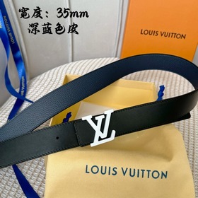 Серия Lv S-Lock, ширина 3,5 см, изящная пряжка с буквами, с логот