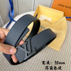 Серия Lv S-Lock, ширина 3,5 см, изящная пряжка с буквами, с логот