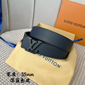 Серия Lv S-Lock, ширина 3,5 см, изящная пряжка с буквами, с логот