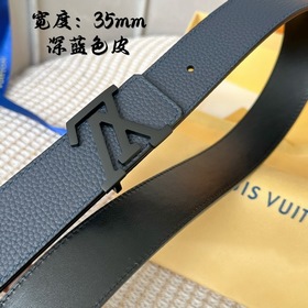 Серия Lv S-Lock, ширина 3,5 см, изящная пряжка с буквами, с логот