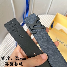 Серия Lv S-Lock, ширина 3,5 см, изящная пряжка с буквами, с логот