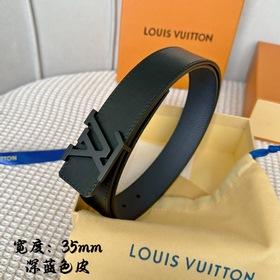 Серия Lv S-Lock, ширина 3,5 см, изящная пряжка с буквами, с логот
