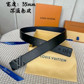 Серия Lv S-Lock, ширина 3,5 см, изящная пряжка с буквами, с логот