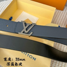 Серия Lv S-Lock, ширина 3,5 см, изящная пряжка с буквами, с логот