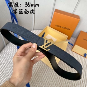 Серия Lv S-Lock, ширина 3,5 см, изящная пряжка с буквами, с логот