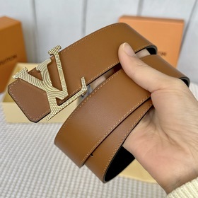 Новая модель! Ремень LV fancy 40 мм с двусторонним дизайном, изго