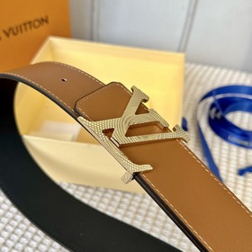 Новая модель! Ремень LV fancy 40 мм с двусторонним дизайном, изго