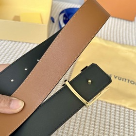 Новая модель! Ремень LV fancy 40 мм с двусторонним дизайном, изго