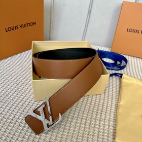 Новая модель! Ремень LV fancy 40 мм с двусторонним дизайном, изго