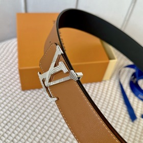 Новая модель! Ремень LV fancy 40 мм с двусторонним дизайном, изго