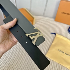 Новая модель! Ремень LV fancy 40 мм с двусторонним дизайном, изго