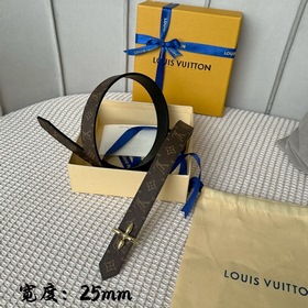 Lv pyrmide Truck L «OEiI Двусторонний пояс» Женский пояс Lv, шири