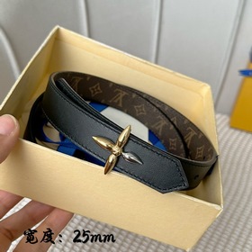 Lv pyrmide Truck L «OEiI Двусторонний пояс» Женский пояс Lv, шири