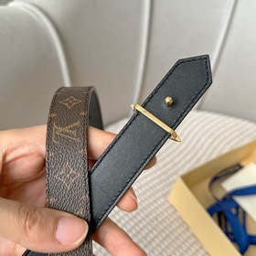 Lv pyrmide Truck L «OEiI Двусторонний пояс» Женский пояс Lv, шири