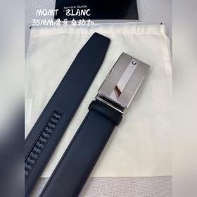 Мужской автоматический ремень Montblanc — ширина 34 мм, высококач