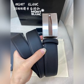 Мужской автоматический ремень Montblanc — ширина 34 мм, высококач