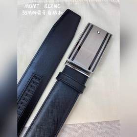 Мужской автоматический ремень Montblanc — ширина 34 мм, высококач