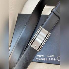 Мужской автоматический ремень Montblanc — ширина 34 мм, высококач