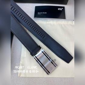 Мужской автоматический ремень Montblanc — ширина 34 мм, высококач