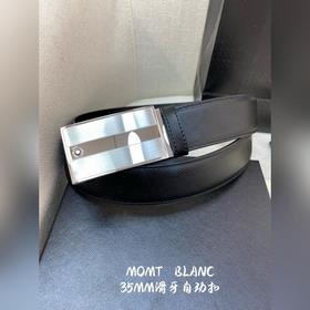 Мужской автоматический ремень Montblanc — ширина 34 мм, высококач