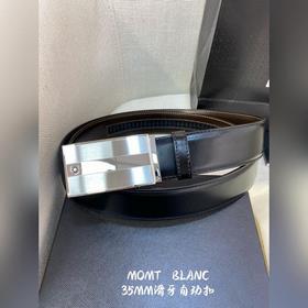 Мужской автоматический ремень Montblanc — ширина 34 мм, застежка 