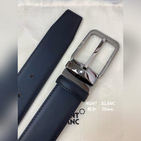 Montblanc, ширина 3,5 см, изготовлен из кожи верхнего слоя с тисн