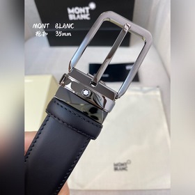 Montblanc, ширина 3,5 см, изготовлен из кожи верхнего слоя с тисн