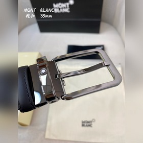 Montblanc, ширина 3,5 см, изготовлен из кожи верхнего слоя с тисн