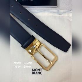 Montblanc, ширина 3,5 см, изготовлен из кожи верхнего слоя с тисн