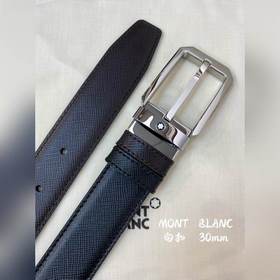 Montblanc, ширина 3,5 см, изготовлен из кожи верхнего слоя с тисн