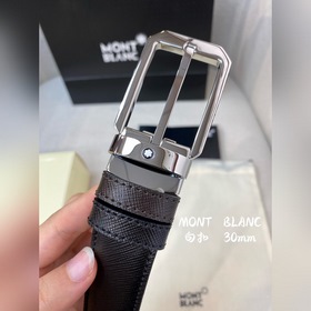 Montblanc, ширина 3,5 см, изготовлен из кожи верхнего слоя с тисн