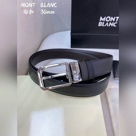 Montblanc, ширина 3,0 см, из кожи верхнего слоя, высококачественн