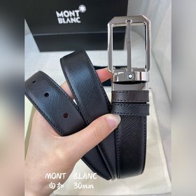 Montblanc, ширина 3,0 см, из кожи верхнего слоя, высококачественн