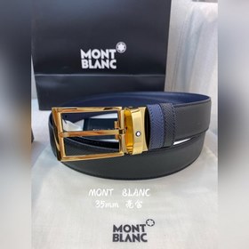 Montblanc, ширина 3,5 см, из кожи верхнего слоя, высококачественн
