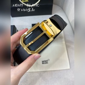Montblanc, ширина 3,5 см, изготовлен из кожи верхнего слоя, с выс