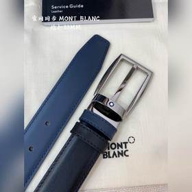 Montblanc, ширина 3,0 см, из кожи верхнего слоя, высококачественн