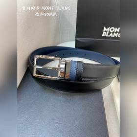 Montblanc, ширина 3,0 см, из кожи верхнего слоя, высококачественн