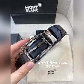 Montblanc, ширина 3,0 см, из кожи верхнего слоя, высококачественн
