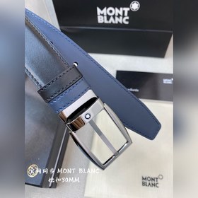 Montblanc, ширина 3,0 см, из кожи верхнего слоя, высококачественн