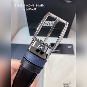 Montblanc, ширина 3,0 см, из кожи верхнего слоя, высококачественн