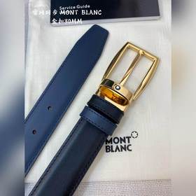 Montblanc, ширина 3,0 см, из кожи верхнего слоя, высококачественн