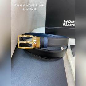 Montblanc, ширина 3,0 см, из кожи верхнего слоя, высококачественн