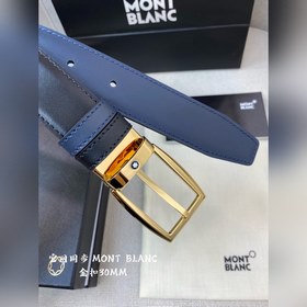 Montblanc, ширина 3,0 см, из кожи верхнего слоя, высококачественн
