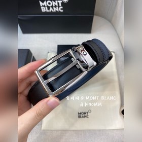 Montblanc, ширина 3,0 см, из кожи верхнего слоя, высококачественн