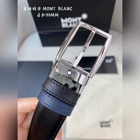 Montblanc, ширина 3,0 см, из кожи верхнего слоя, высококачественн