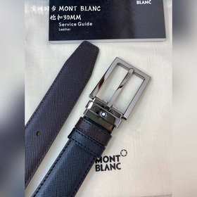 Montblanc, ширина 3,0 см, из кожи верхнего слоя, высококачественн