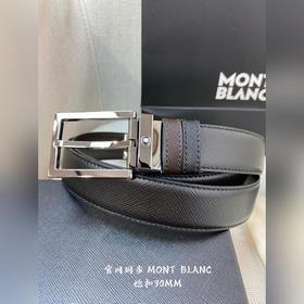 Montblanc, ширина 3,0 см, из кожи верхнего слоя, высококачественн