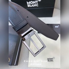 Montblanc, ширина 3,0 см, из кожи верхнего слоя, высококачественн